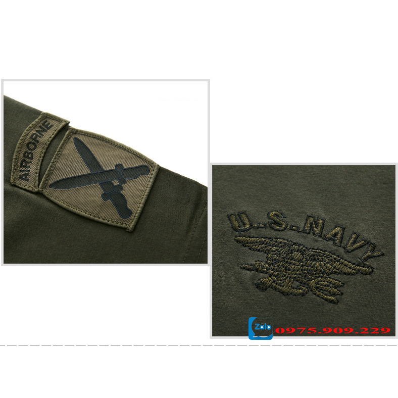 Áo phông nam cộc tay thời trang lính Army ARM-816