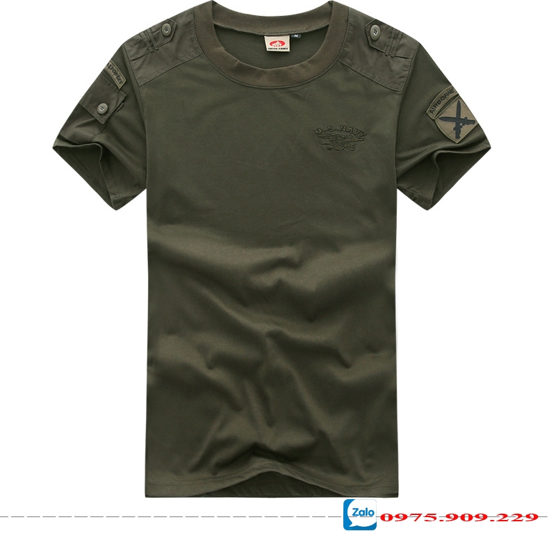 Áo phông nam cộc tay thời trang lính Army ARM-816