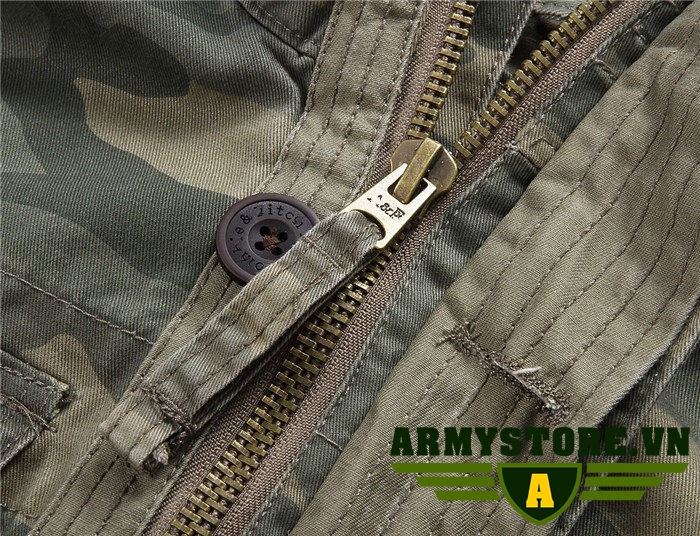 Áo khoác lính kaki cao cấp ARM-938