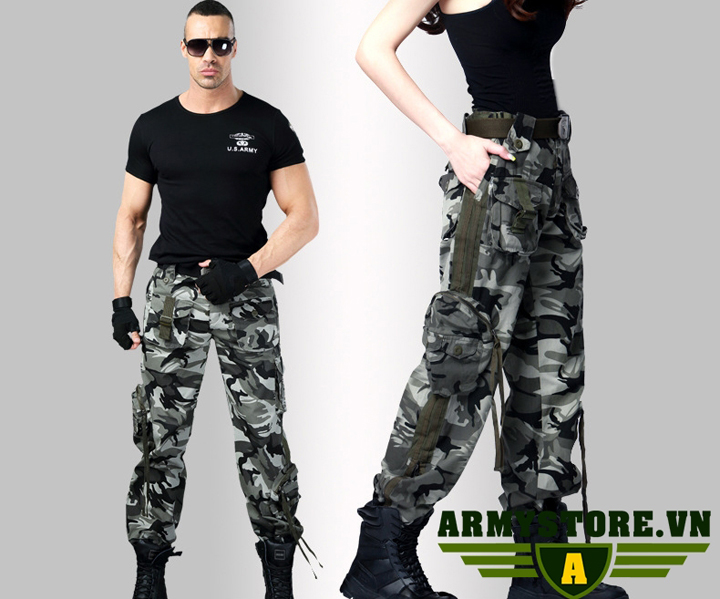 Quần túi hộp nam phong cách lính Army ARM-969