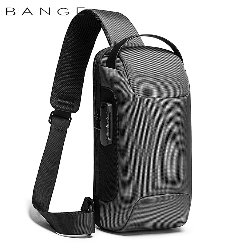 Túi đeo chéo chính hãng BANGE BG-22085 (Xám)