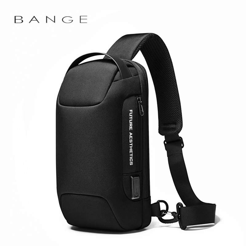 Túi đeo chéo chính hãng BANGE BG-22085 (Đen)