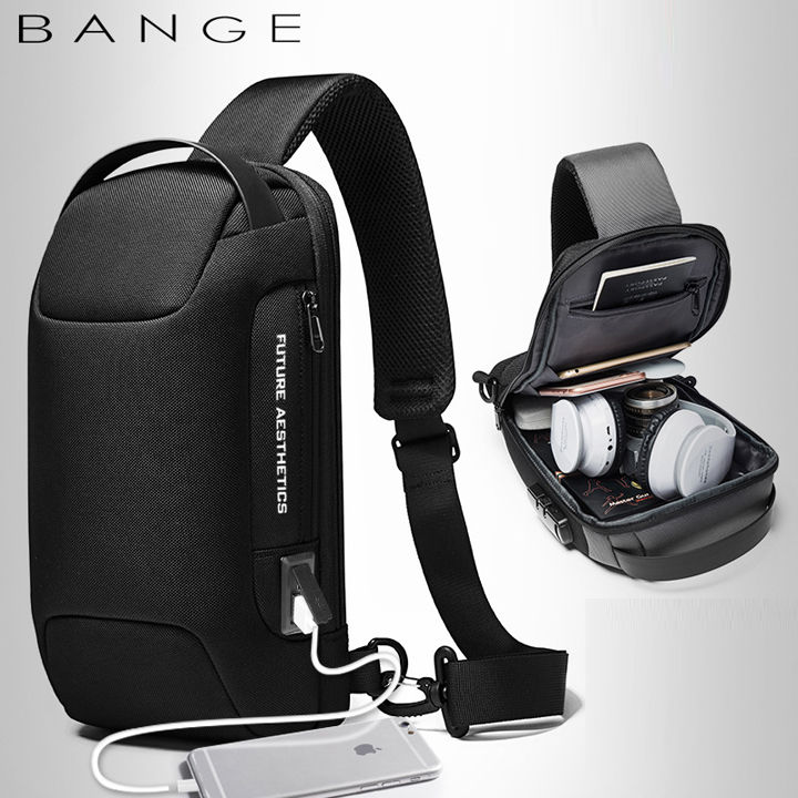 Túi đeo chéo chính hãng BANGE BG-22085 (Rằn ri) ARM-1425