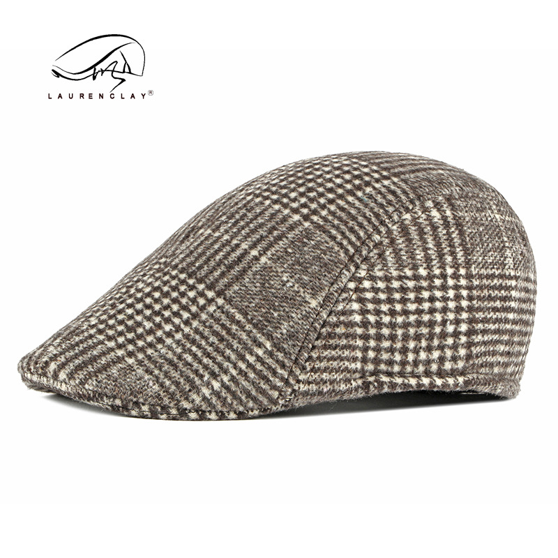 Mũ beret nam đẹp vải len CQ1057 (Kaki)