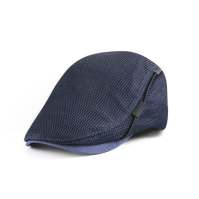 Mũ beret nam trung niên vải lưới JAMONT J17203 (Xanh đen)