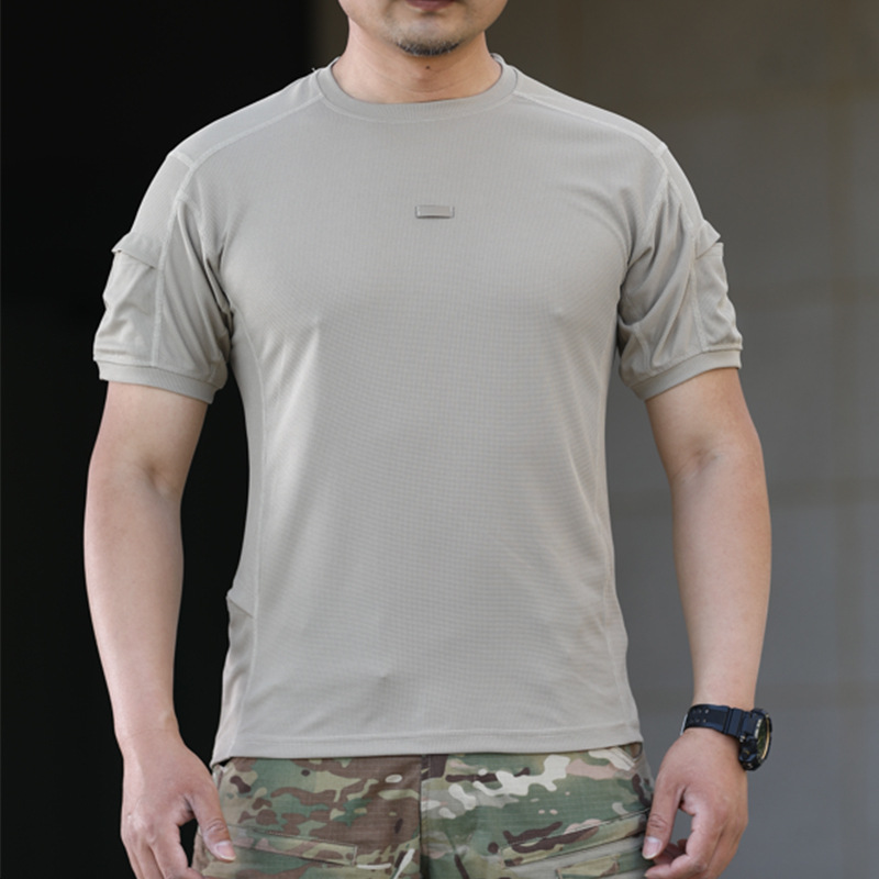 Áo thun lính Army cao cấp ARM-1318 (Kaki)